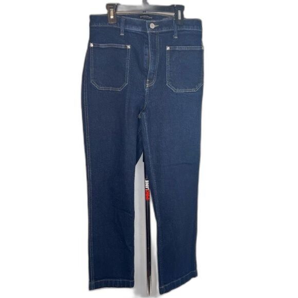 Banana Republic High Rise Straight Denim Jeans w/ Passenger Pockets Size 8/29 - Picture 1 of 9